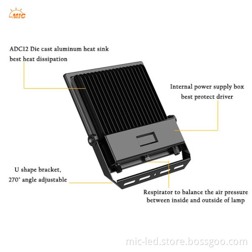 4 Years Warranty Black Light Flood Light - Outdoor 50W to 400W